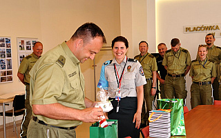 Funkcjonariuszka z Litwy zakończyła służbę w Grzechotkach